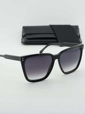 Isabel Marant IM 0151/S 0807 9O Square Sunglasses - Black/Grey